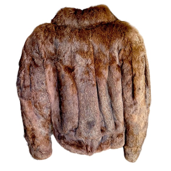 Authentic Unbranded Rabbit Fur Coat - Picture 3 of 6